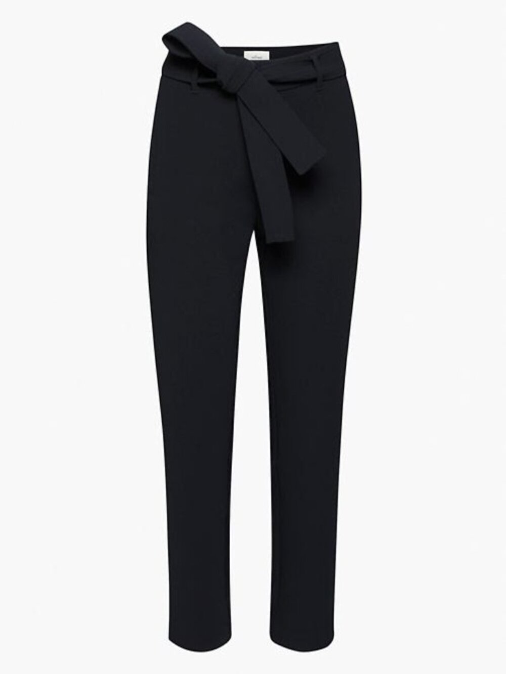 Wilfred Aritzia Black Tie-front Pant
